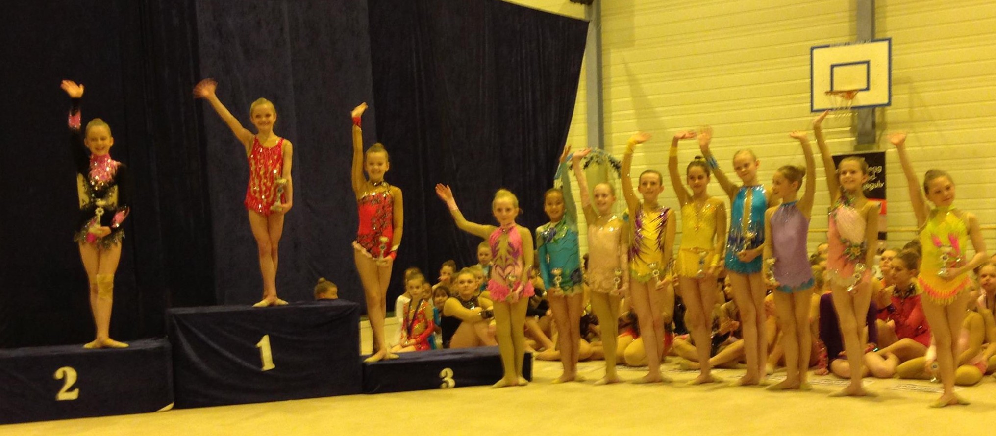 Premieutdeling Nivå 1. Foto: Skjeberg Turn.
