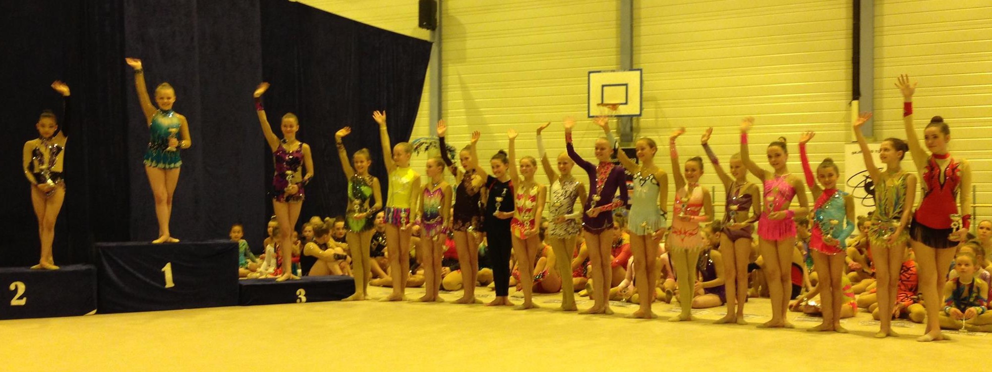 Premieutdeling Nivå 2. Foto Skjeberg Turn