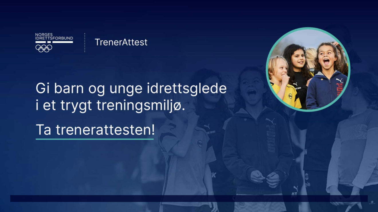 Ta Trenerattesten nå!