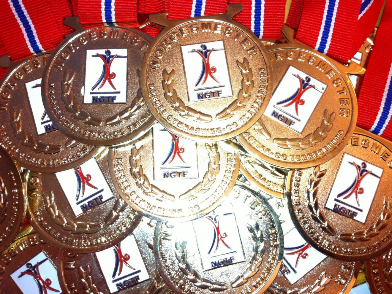 NGTFs kretsfortjenstmedalje i sølv og gull med diplom